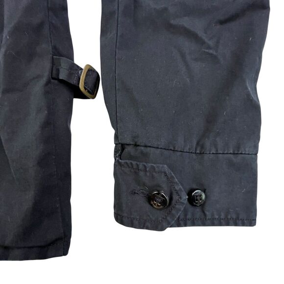 Vintage Polo Ralph Lauren Field Military Jacket XXL Black Buckle Pockets Zip - Picture 8 of 12